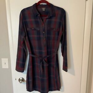 Eddie Bauer Flannel Shirtdress